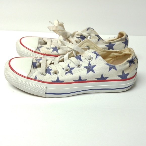 Converse Shoes - Converse All Stars Womens Sz 6 Stars & Stripes